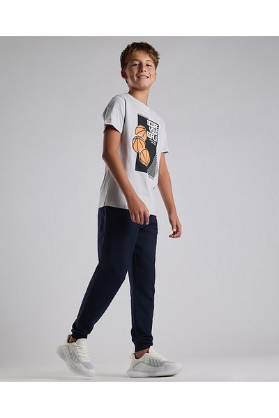 R&B Solid Joggers with Drawstring Waist