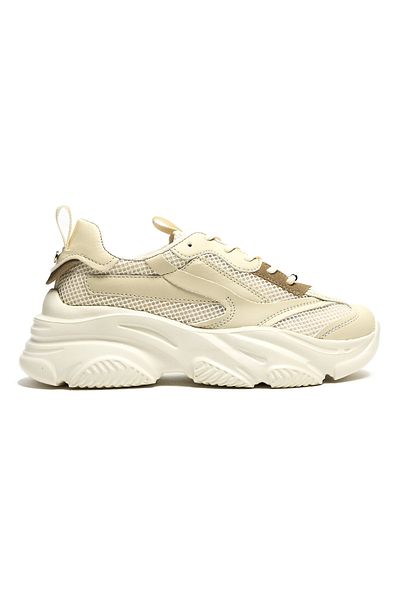 R&B Mesh Lace Up Chunky Sneakers