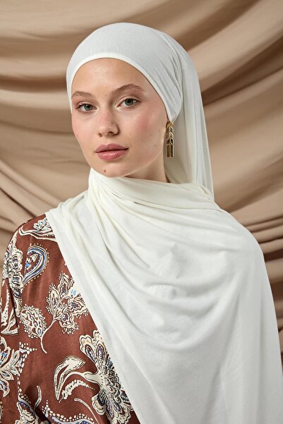 Silk Home شال قطن ممشط ممتاز 65002-05 كريمي