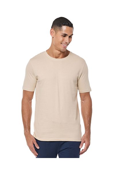 R&B Solid T-Shirt With Crew Neck And Short Sleeves