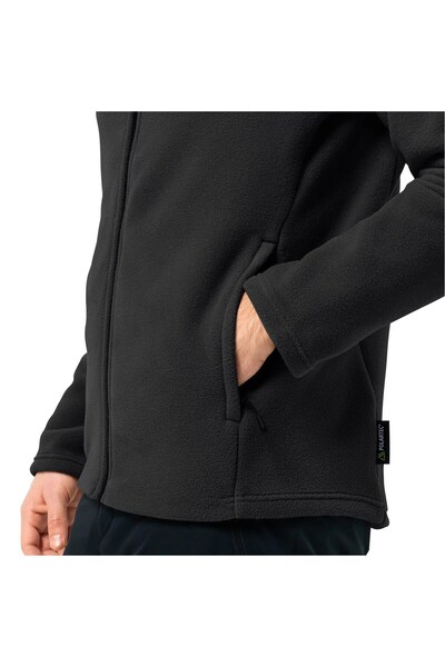 Jack Wolfskin Jack Wolfskin Winterstein Fz m Black Men's Black Fleece Jacket 1711371-6000-6000