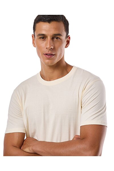 R&B Solid T-Shirt with Crew Neck Short Sleeves