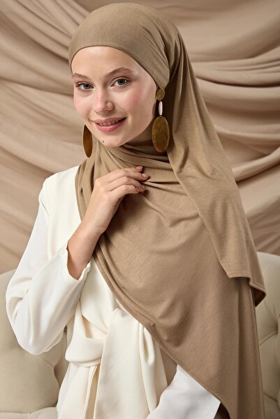 Silk Home Premium Penye Şal 65002-60 Sütlü Kahve