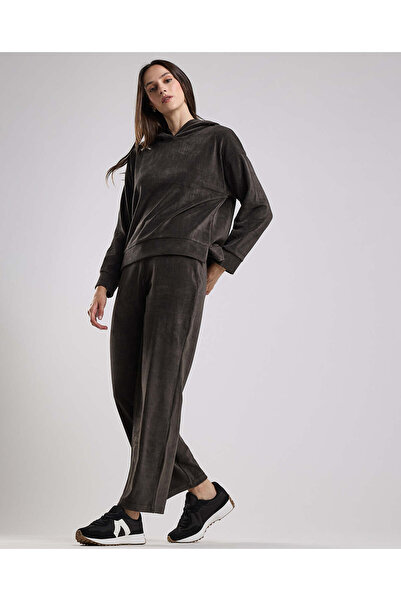 R&B بنطال واسع الساق مع خصر برباط