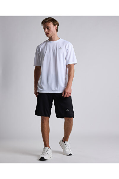 R&B Logo Detail Active T-Shirt with Short Sleeves