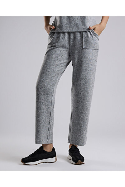 R&B Ribbed Lounge Pants with Drawstring Waist