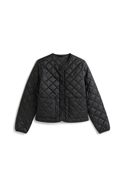 Tommy Hilfiger Tommy Hilfiger Women Black Lightweight Water Repellent Padded Quilted Jacket