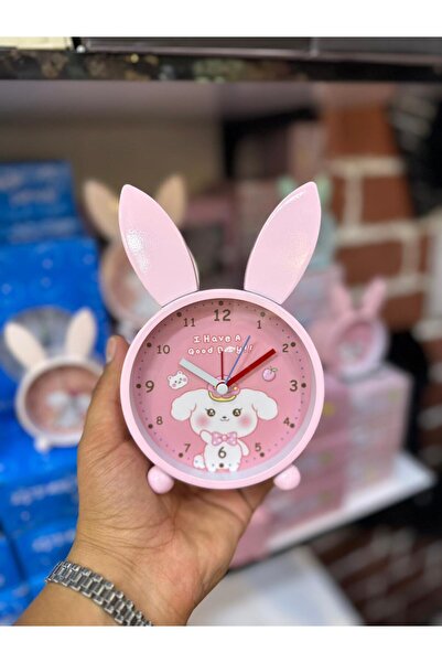 HEPBİMODA Cinnamoroll Çalar Saat Masa Saati Çocuk Odası Saati
