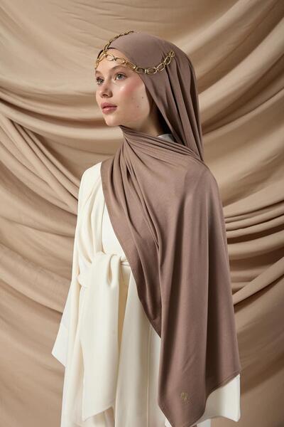 Silk Home Premium Penye Şal 65002-09 Koyu Vizon