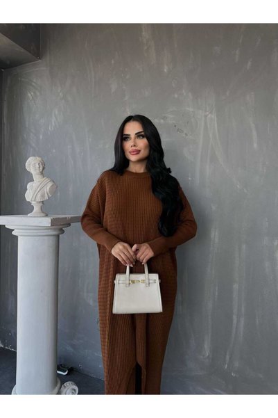 newmisal Women's Hair Braided Knitwear Set