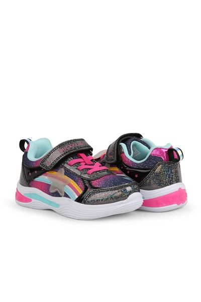 BUCKHEAD Stary Buck3024-Bh001 Lighted Children's Sports Shoes - Black / Multi