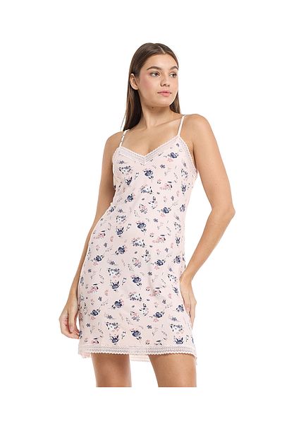 R&B Printed Strappy Nightdress