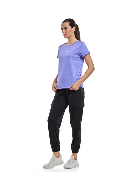 R&B Solid Cargo Joggers with Drawstring Waist