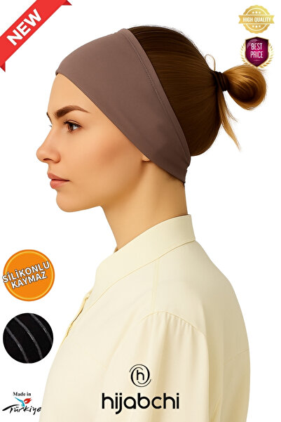 hijabchi Силіконова бандана Bone Tesettür Внутрішня кістка - Темно-бірзовий