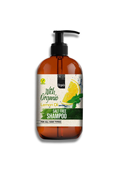 Doxa شامبو خالي من الملح 500 مل - زيت الليمون العضوي، عناية منشطة لجميع أنواع...