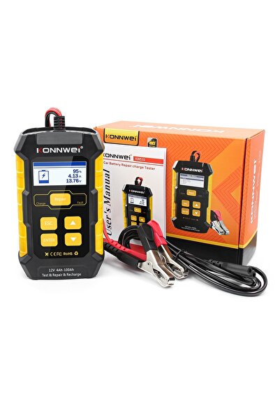 KONNWEİ KW510 Car Battery Tester, CCA Testing, Charging, Repair, Support 12V, Resistance, SOH, SOC,