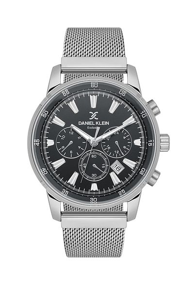 Daniel Klein Dke.1.10689-1 Exclusive Functions Active Mesh Cord Metallic Color Men's Wrist Watch