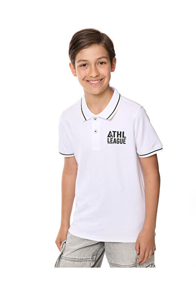 R&B تي شيرت بولو مطبوع بأكمام قصيرة