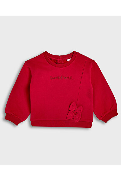 R&B سويت شيرت مطرز برقبة دائرية وأكمام طويلة