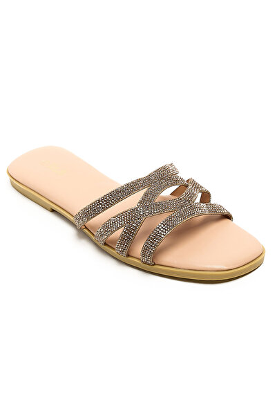 R&B Embellished Flat Sandals