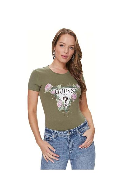 Guess Ss Rn Floral Triangl