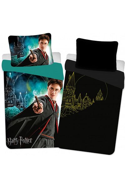 Harry Potter Wizard Glow-in-the-dark bedding cover 140×200cm, 70×90 cm