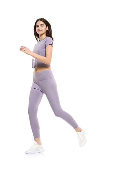 R&B High Waist Active Leggings with Elastic Waist