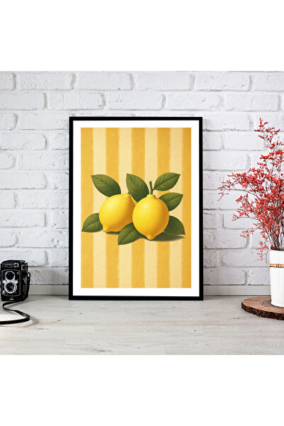 woodsia Tablou cu poster din lemn MDF cu aspect de cadru dintr-o bucată FRMD ...