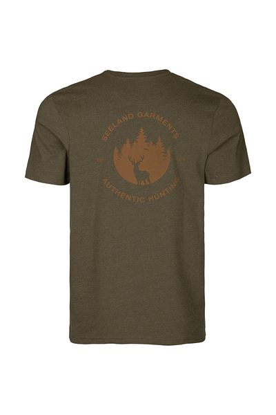 Seeland Tricou Elements Saker, Pine Green Melange