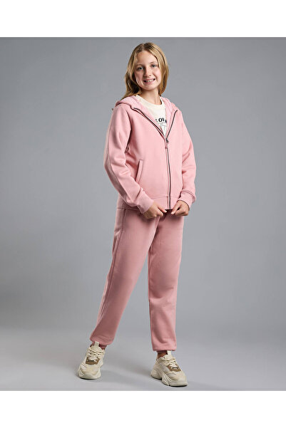 R&B Solid Hooded Clothing Set