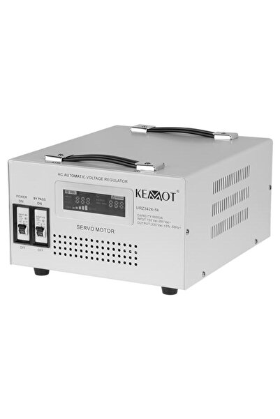 Kemot Servomotor stabilizator de tensiune URZ3426, 5000 VA/3500 W (alb)