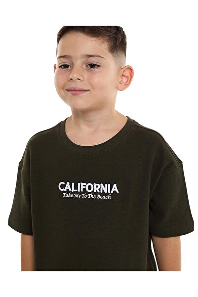 R&B Printed T-Shirt with Crew Neck and Short Sleeves