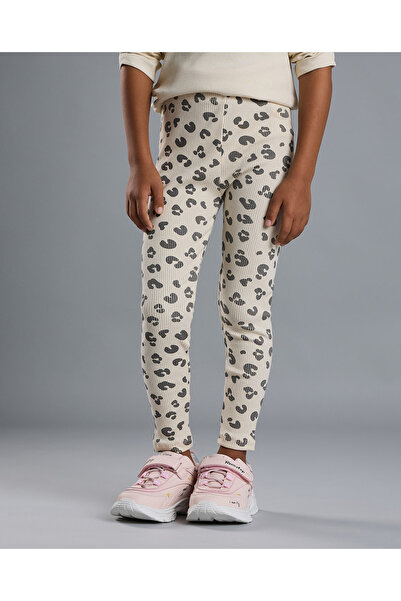 R&B 2 Pack Printed Leggings with Elastic Waist