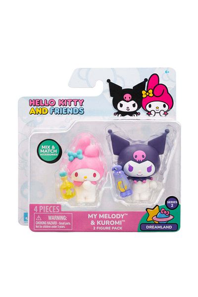 Hello Kitty And Friends My Melody & Kuromi Set of 2 Mini Figures – Dreamland Series 2