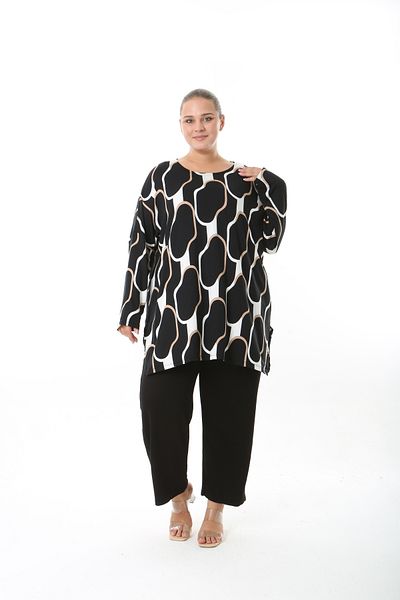 XL Modam Women's Lycra Viscose Plus Size Tunic
