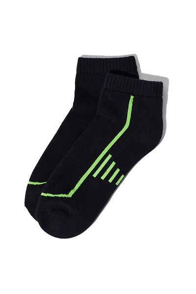 R&B 3 Pack Striped Ankle Socks