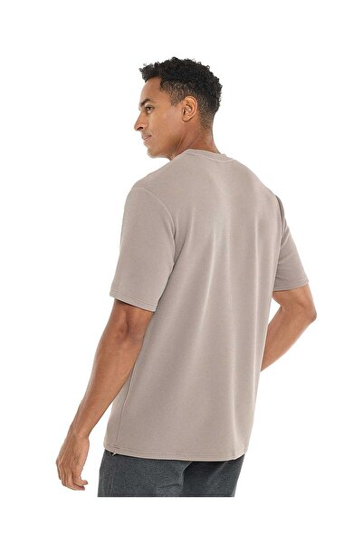 R&B Solid T-Shirt with Crew Neck and Short Sleeves