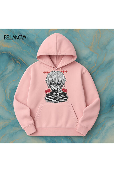 bellanova Κορυφαίας ποιότητας Unisex Φούτερ με κουκούλα και 3 κλωστές