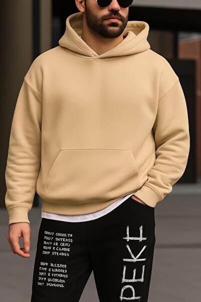 E-ROMA Sweatshirt unisex de culoare simplă