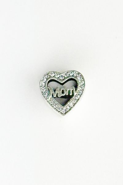 Fubena Domestic Production Stone Mom Written Silver Charm