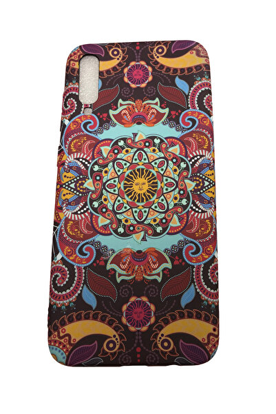 OEM Carcasă compatibilă cu Samsung Galaxy A70, fosforescentă, Mandala Sun, mu...