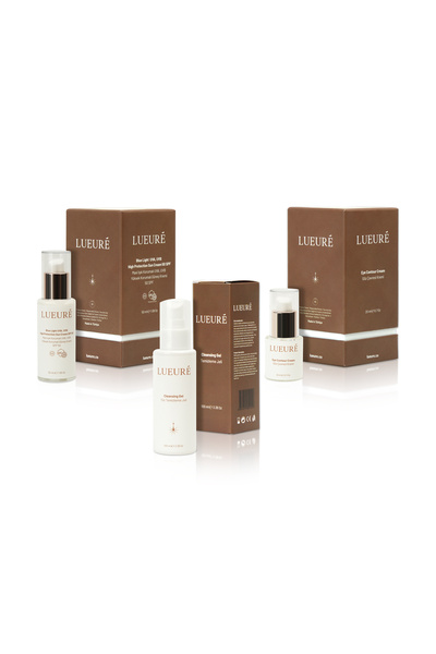 Lueure Lueuré Set SPF 50+ UVA-B Mavi ışık korumalı Güneş Kremi, Cilt Temizlem...