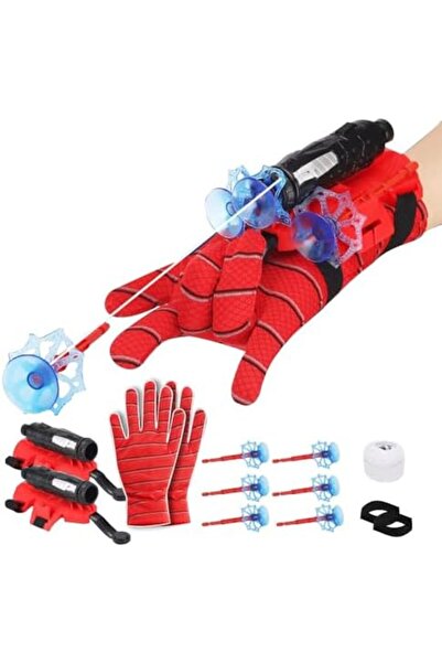 Generic 2PC Launcher Gloves for Spiderman, Hero Web Shooter Set for Kids