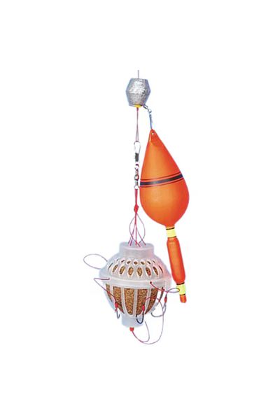 FishEdge Set of 2 rigs, novac, phytophag, sanger, with cork, bait basket, 6 hooks