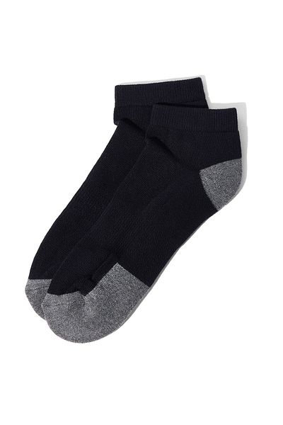 R&B 3 Pack Color Block Ankle Socks