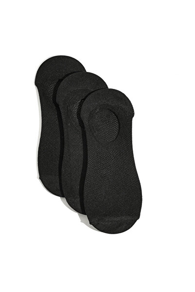 R&B Pack of 3 Solid No Show Socks