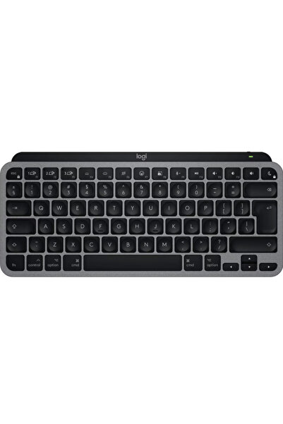 logitech Tastatură MX Keys S Mini pentru Mac, Bluetooth, Layout Internațional SUA (Gri/Negru)