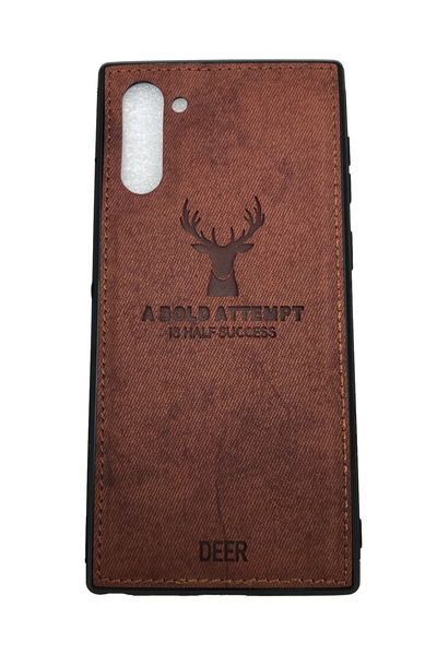 OEM Carcasă compatibilă cu Samsung Galaxy Note 10, Select Case, cerb, maro