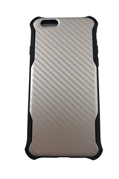 OEM Carcase compatibile cu iPhone 6 Plus, carcasă din policarbonat, imprimeu carbon cu protecție, roz-auriu