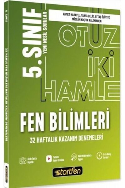 Startfen 5. SINIF FEN BİLİMLERİ 32 HAMLE ÖĞRENME ÇIKTISI DENEMELERİ
